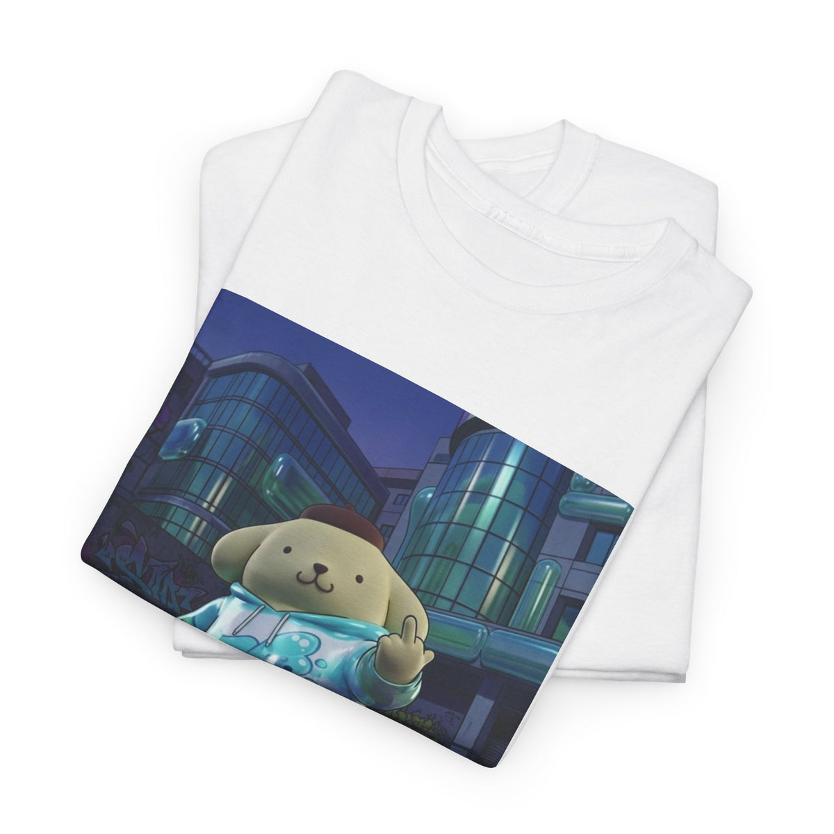 Pompompurin Flips Off In Skateshop City