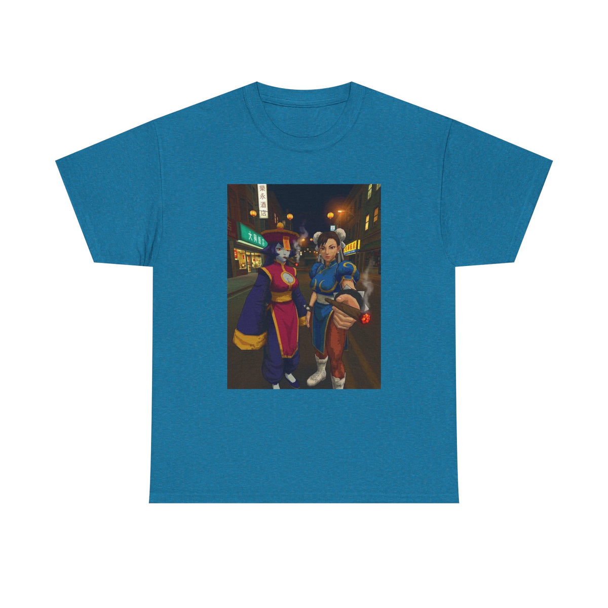 Hsien-Ko And Chun-Li Sharing Blunts Tee