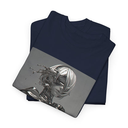 Liquid Chrome Abstract Tee