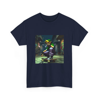 Street Link Smoking On Skateboard Tee
