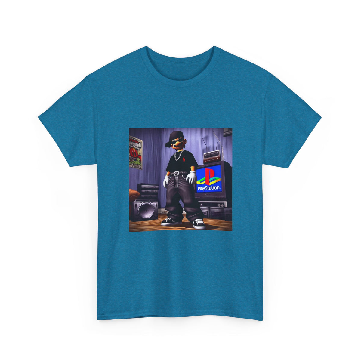 Gamer Mario Sporting Drip In His Room