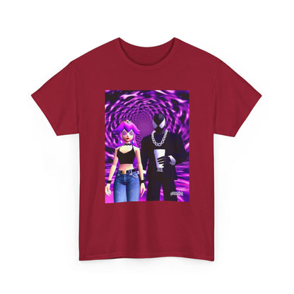 Hypnotized Peach & Sipping Spidey Tee