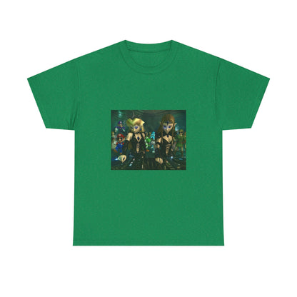 Princess Peach and Zelda DJing with Friends Tee