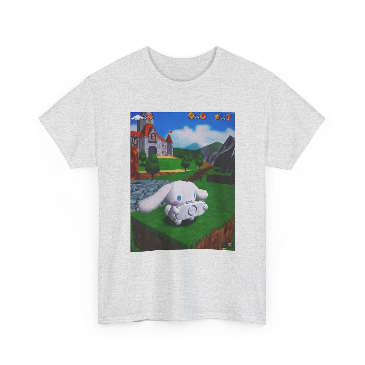 Cinnamoroll Gaming PSP In Castle Courtyard Tee