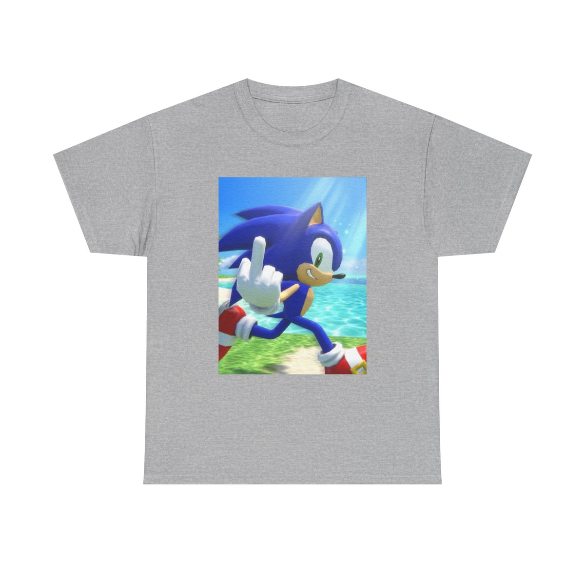 Sonic Gives The Finger Tropical Tee