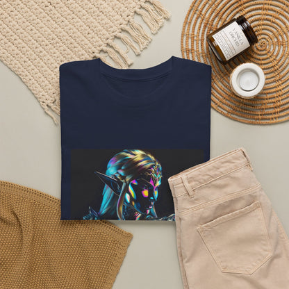 Holographic Elf Princess Chrome Armor Tee