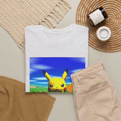 Pikachu Giving The Finger On A Bench