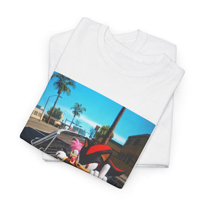 Shadow The Hedgehog Driving With Attitude Tee