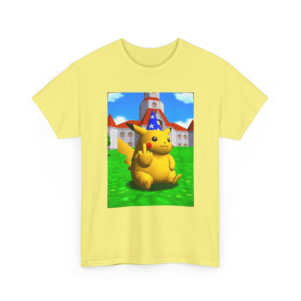 Salty Pikachu Giving The Middle Finger Tee