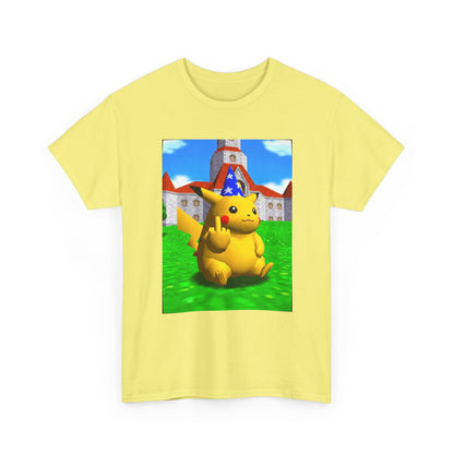 Salty Pikachu Giving The Middle Finger Tee