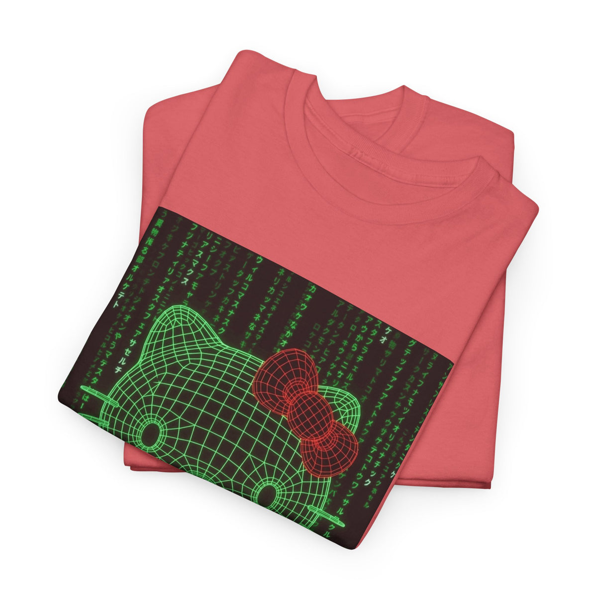 Cyber Hello Kitty Flips The Bird Tee