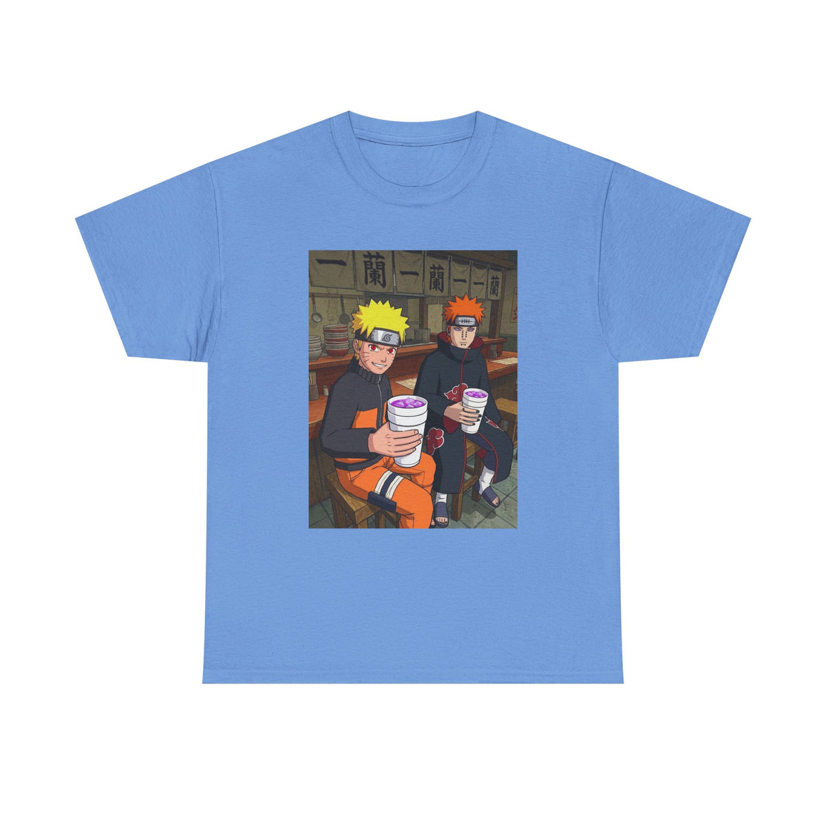 Naruto And Pain Sipping Lean Tee
