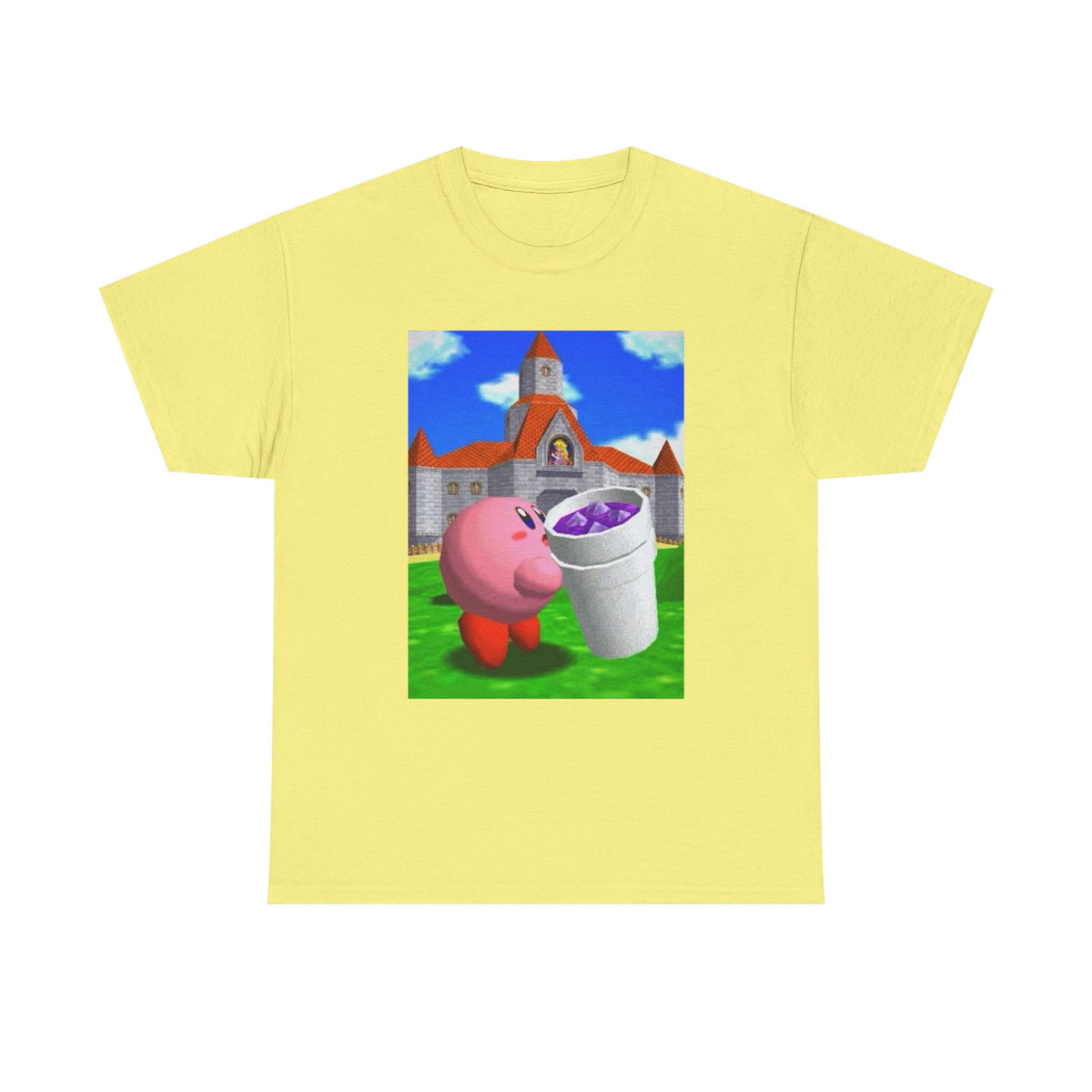 Kirby Sipping Lean At Mushroom Kingdom