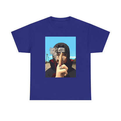 Itachi Uchiha Smoking Cigar Streetwear Tee