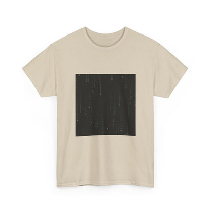 Neon Figure In Cyber Shower Tee