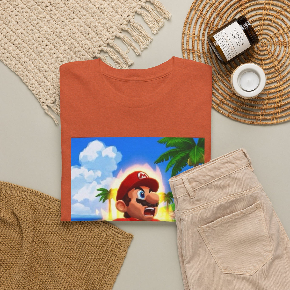 Super Buff Mario Power-Up Tee
