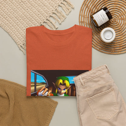 N64 Link Pouring Purple Lean Tee