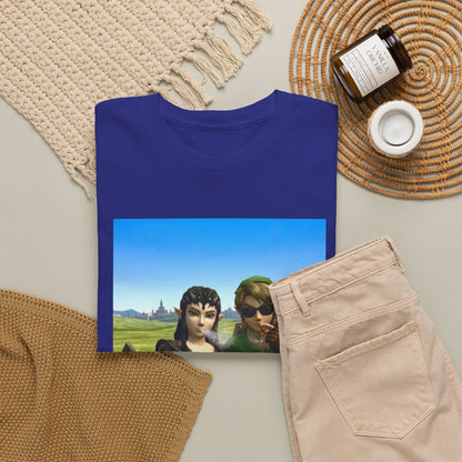 Link And Midna Smoking Blunts Tee