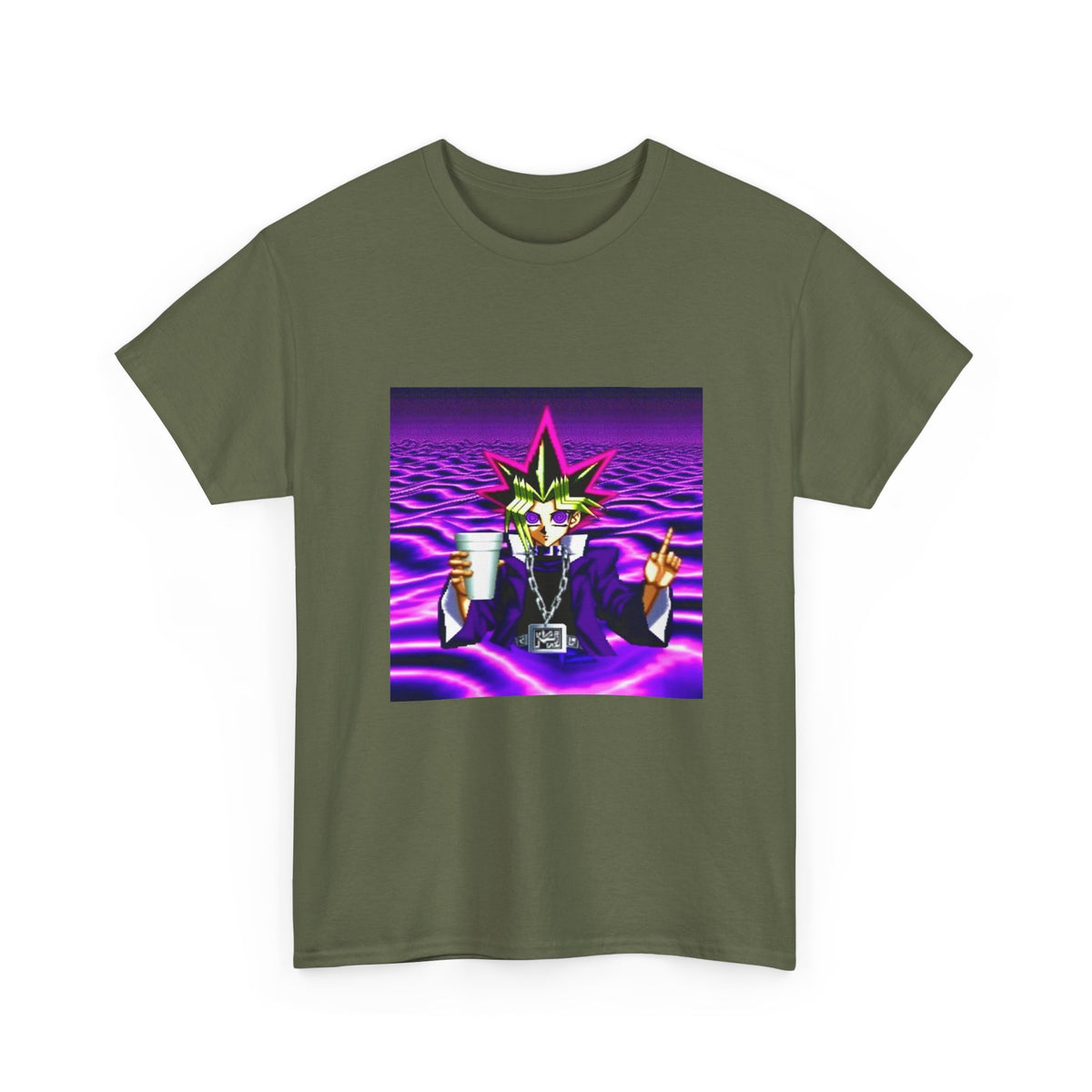 Yami Yugi Sipping Lean In Cyber Purple
