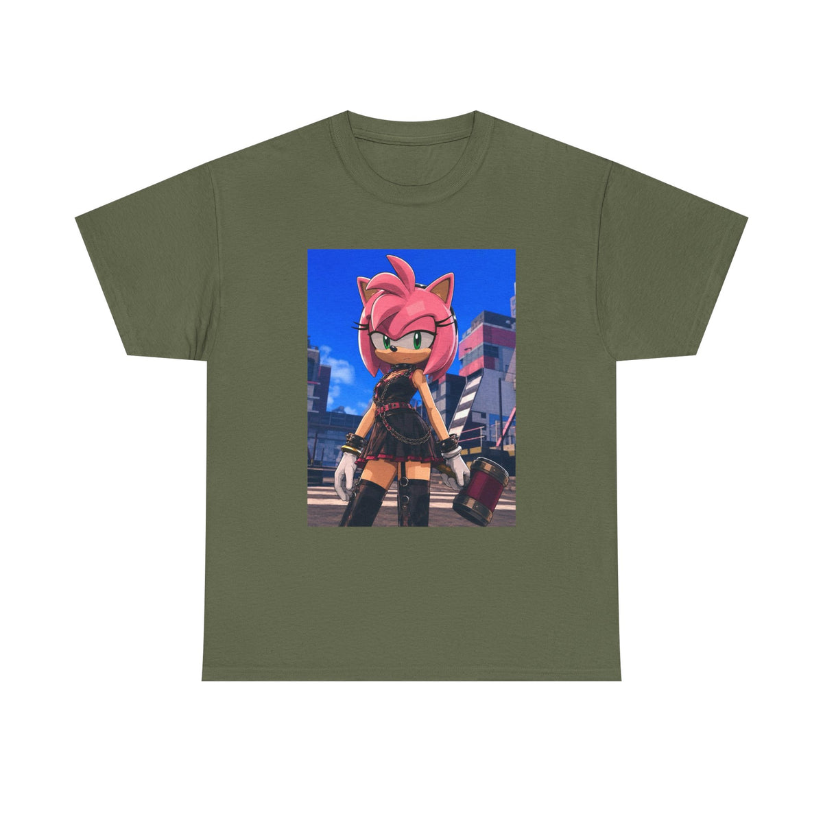 Gothic Amy Rose With Hammer Tee