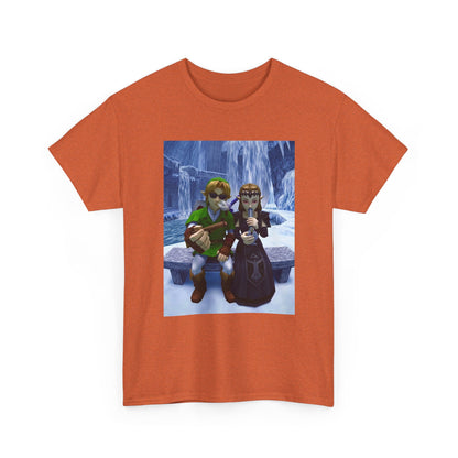 Link And Zelda Chilling In Ice Palace