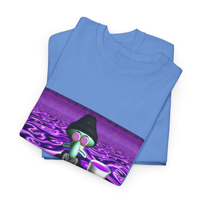 Squidward Sipping Lean In A Purple Haze