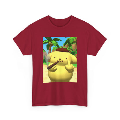 Pompompurin Smoking And Flipping Off Tee