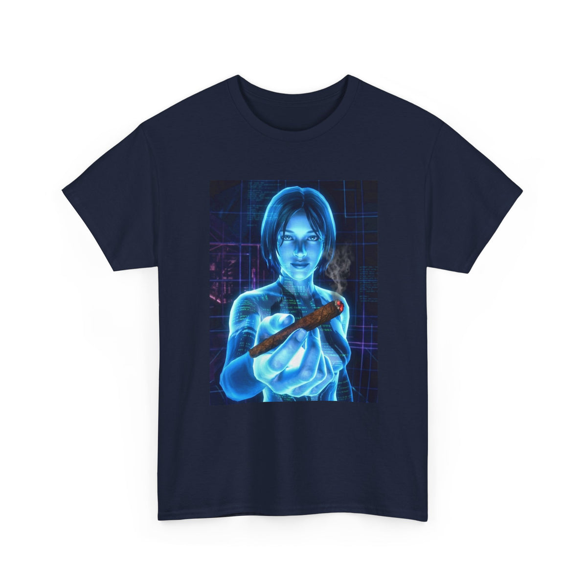 Holographic AI Offering You A Blunt Tee