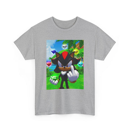 Shadow The Hedgehog Flipping The Bird Tee