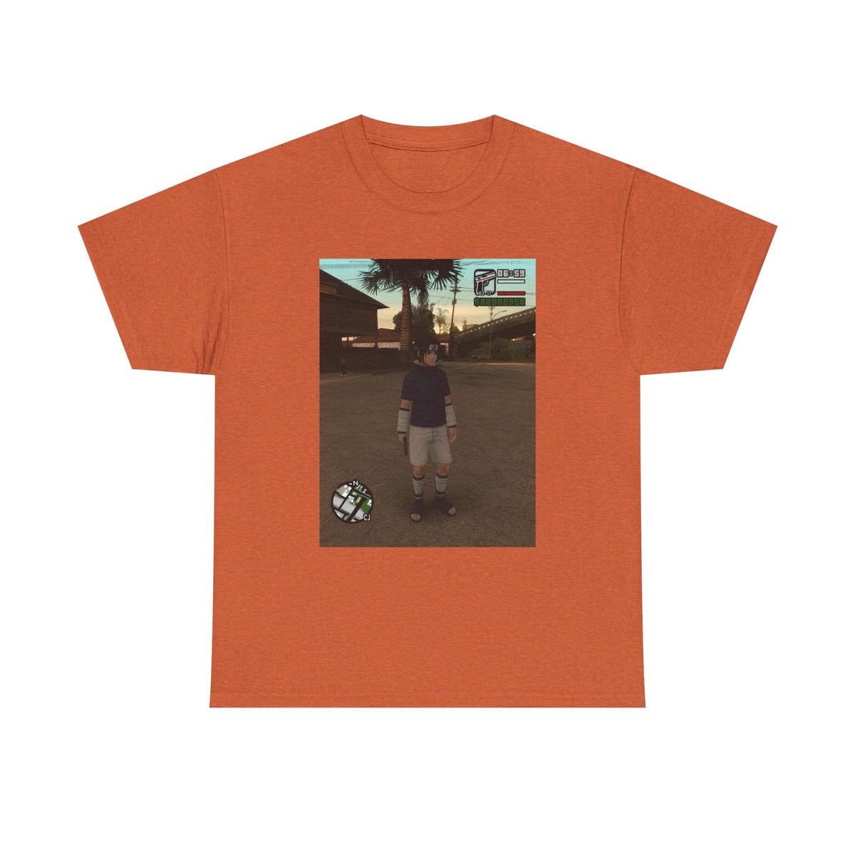 Sasuke Uchiha In San Andreas Streetwear Tee