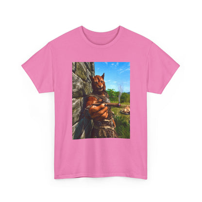 Khajiit Offering Smokin' Cigar Tee
