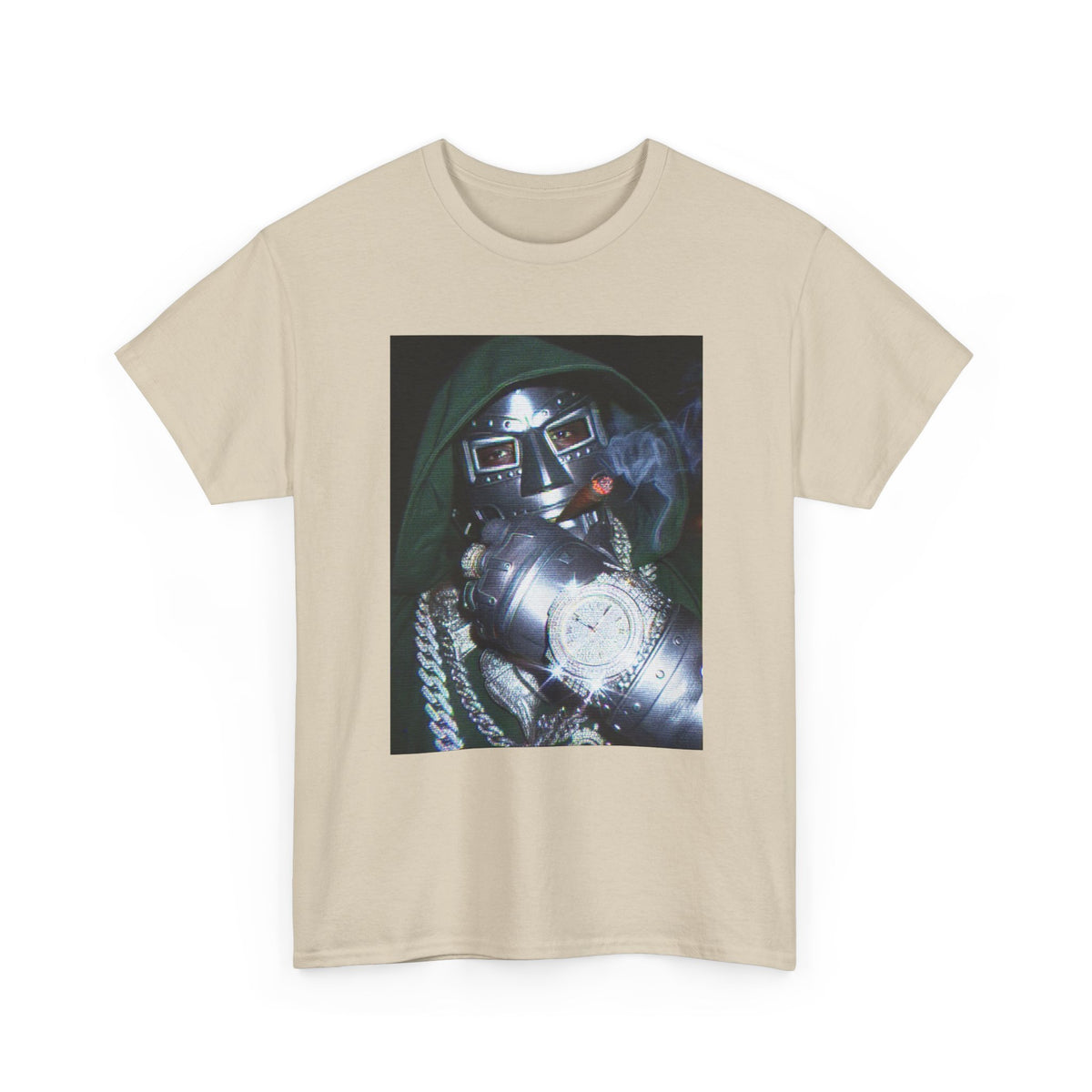 Villainous Rapper Smoking Diamond Bling Tee