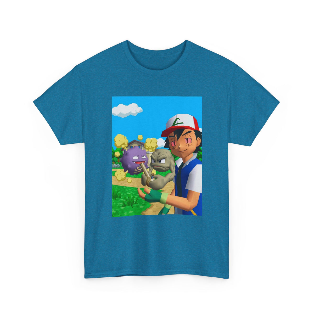 Ash, Geodude, Koffing Get High