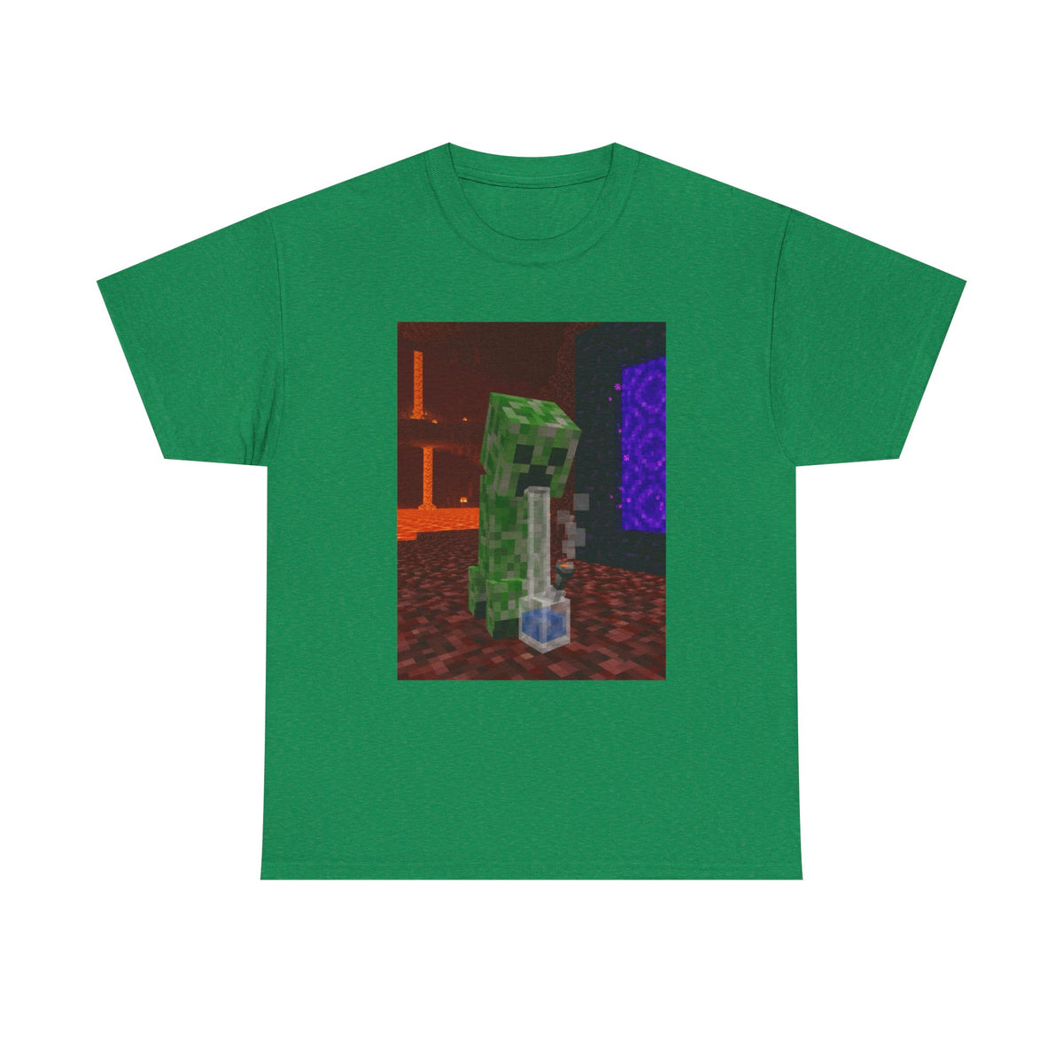 Creeper Hits The Bong In The Nether