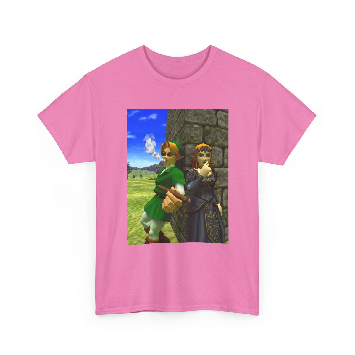 Link And Zelda Smoke Blunts Tee