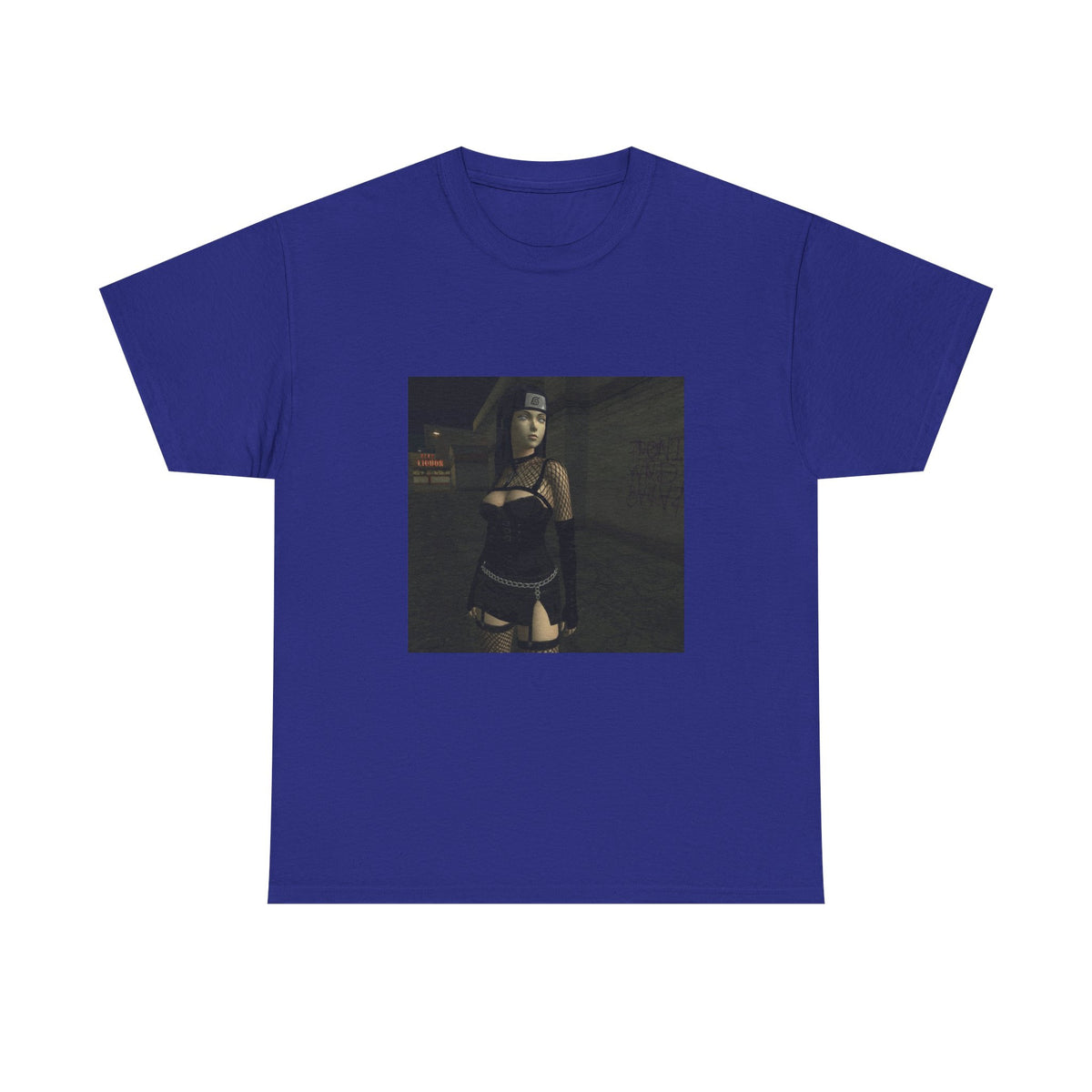 Anime Kunoichi Character Street Scene Tee