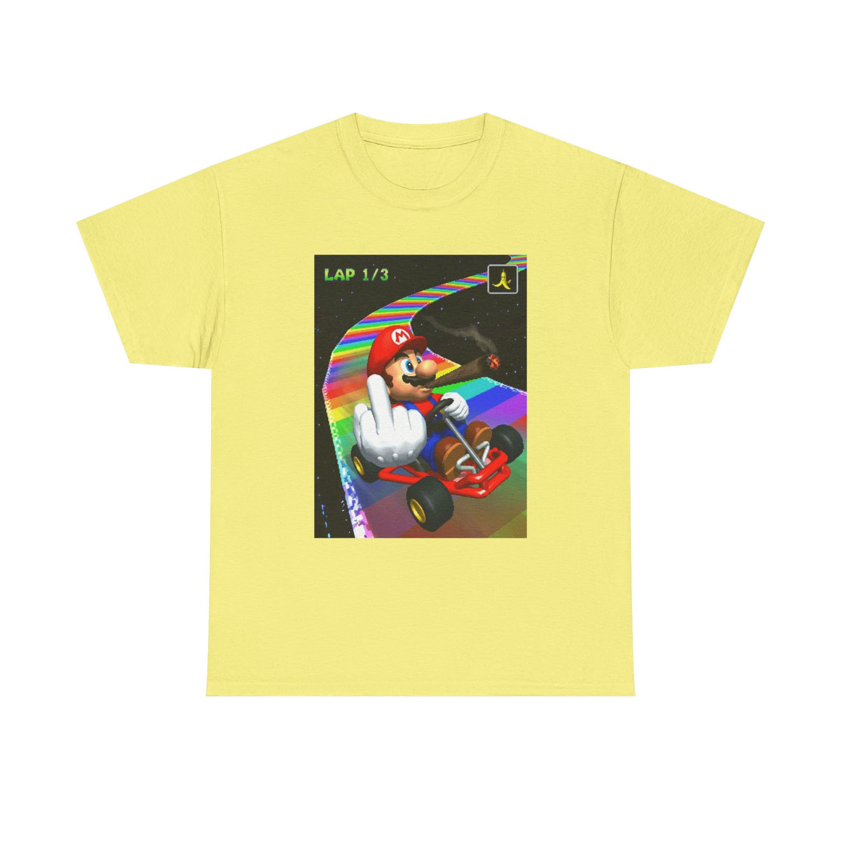Mario Karting, Blazing, And Flipping The Bird Tee
