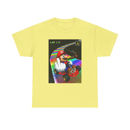 Mario Karting, Blazing, And Flipping The Bird Tee