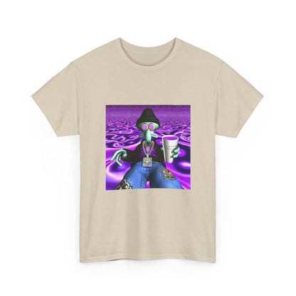 Squidward Sipping Lean In A Purple Haze