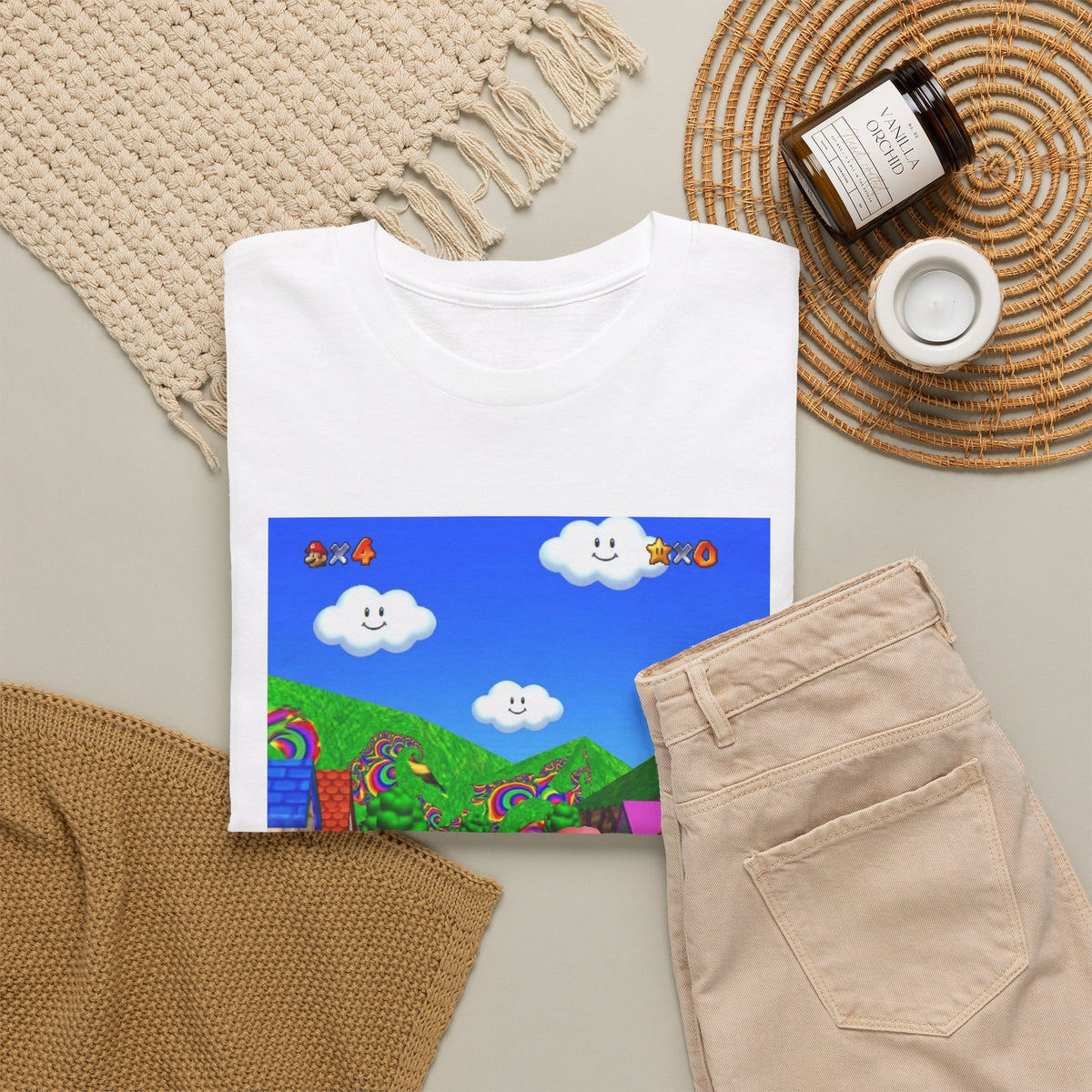 Mario Giving Mushroom & Peach Tripping
