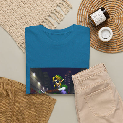Link Skater Smoking In Alley Tee