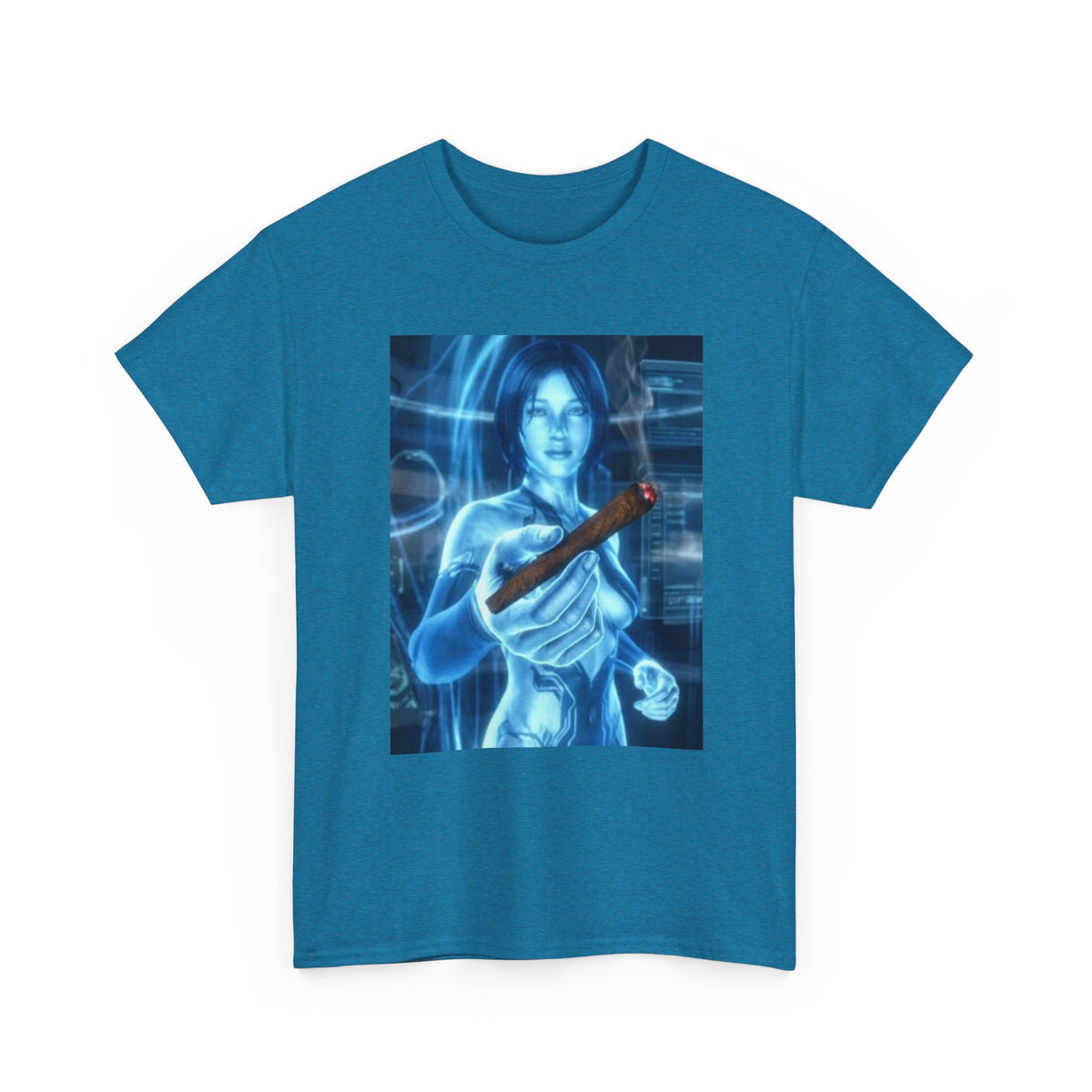 Holographic Babe Passing The Blunt Tee