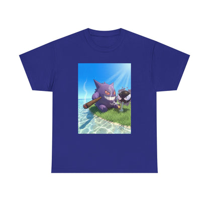 Gengar and Gastly Getting High Beachside