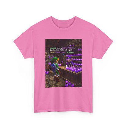 Waluigi Sells Purple Potions To Link