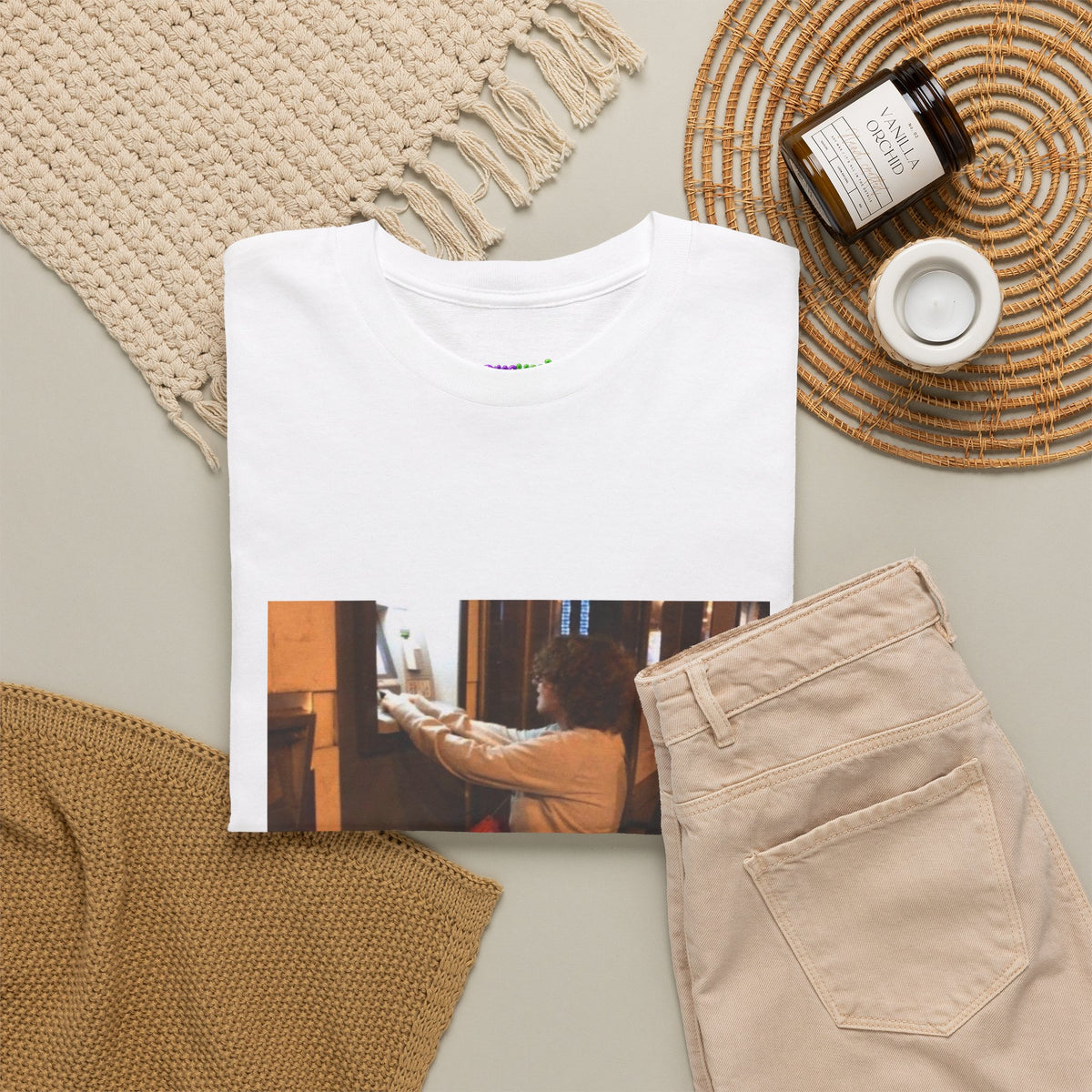 Gravity Defying Green Graphic Tee