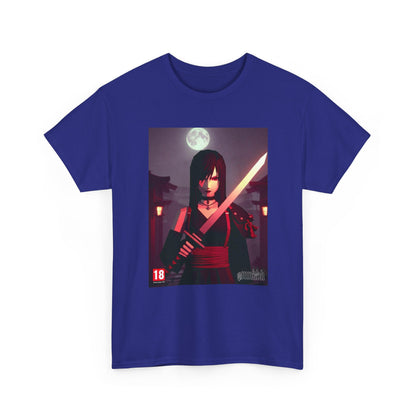 Samurai Warrior With Glowing Katana Tee