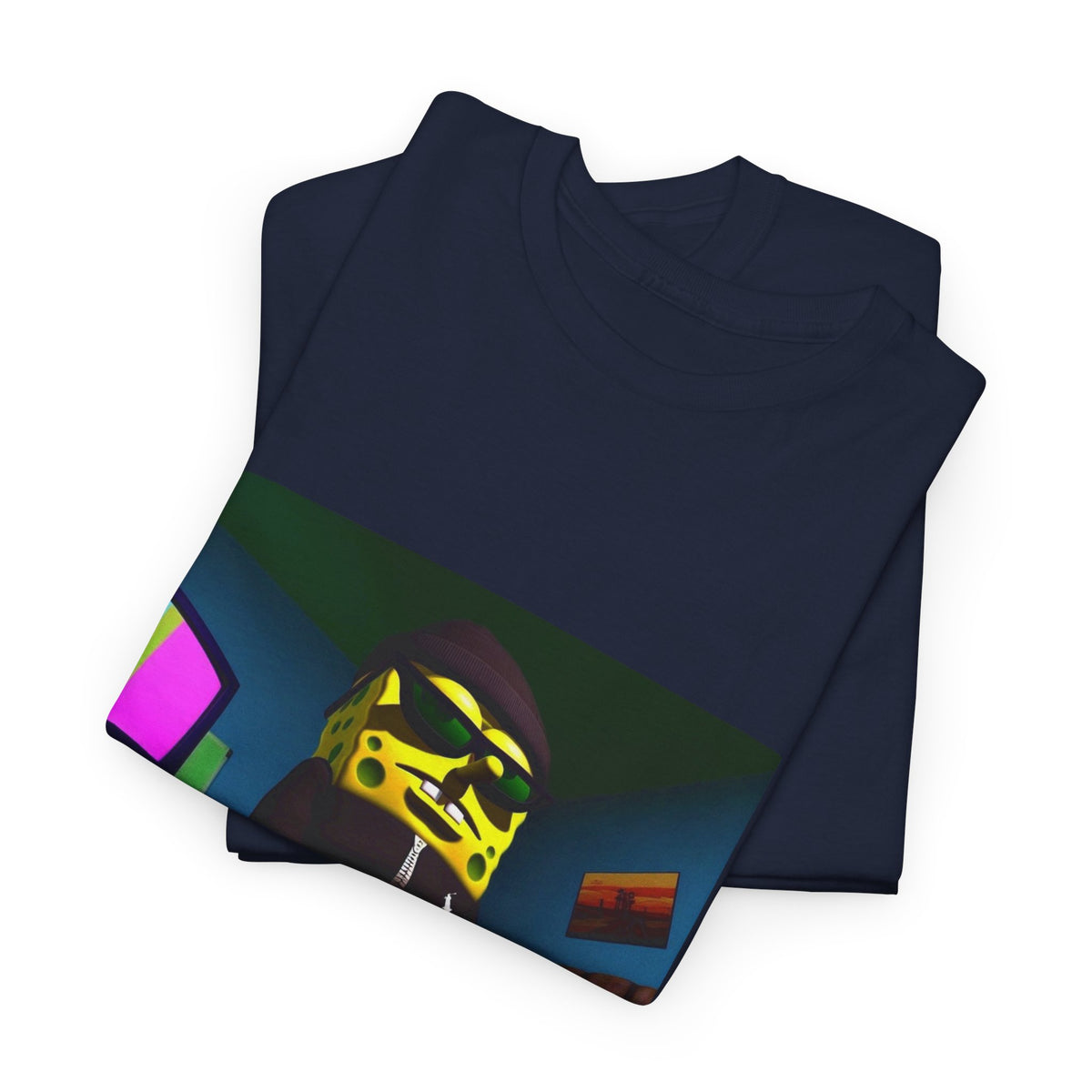 Blinged-Out Sponge Dude Chilling Tee