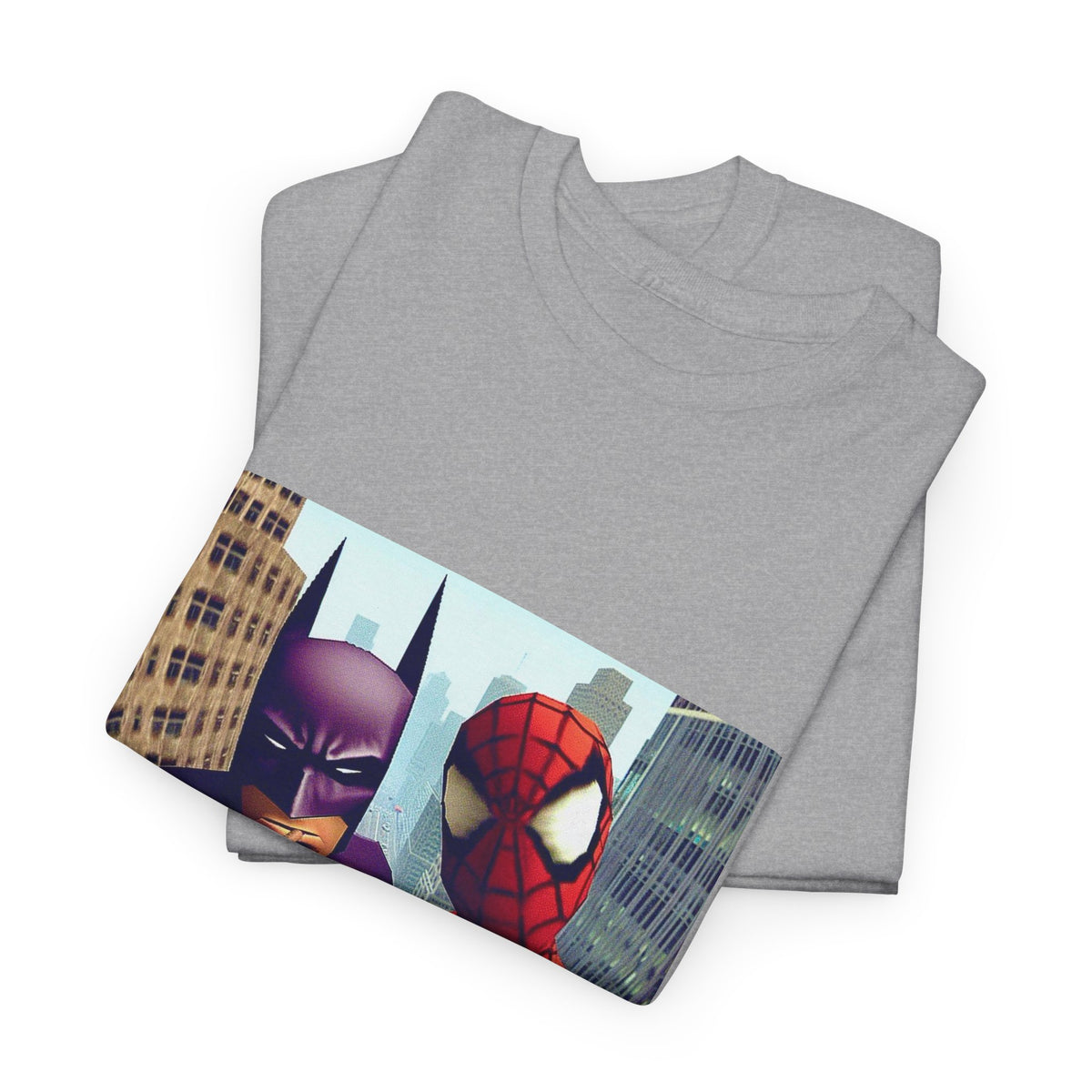 Batman Smoking, Spidey With Stacks Tee