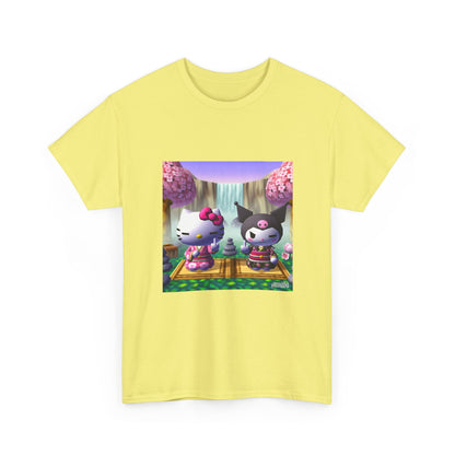 Hello Kitty and Kuromi Giving The Finger Tee