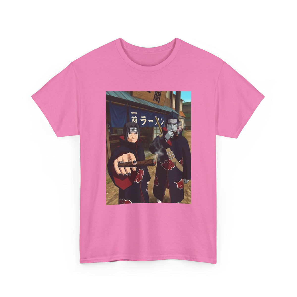 Itachi And Kisame Smoking Akatsuki Tee